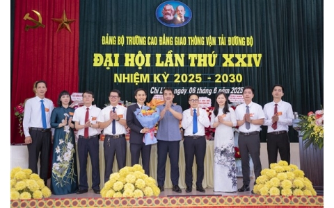 Đại hội Đảng bộ Trường cao đẳng GTVT đường bộ lần thứ XXIV, nhiệm kỳ 2025 - 2030
